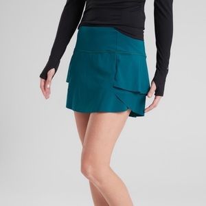 Athleta, turquoise skirt/skort